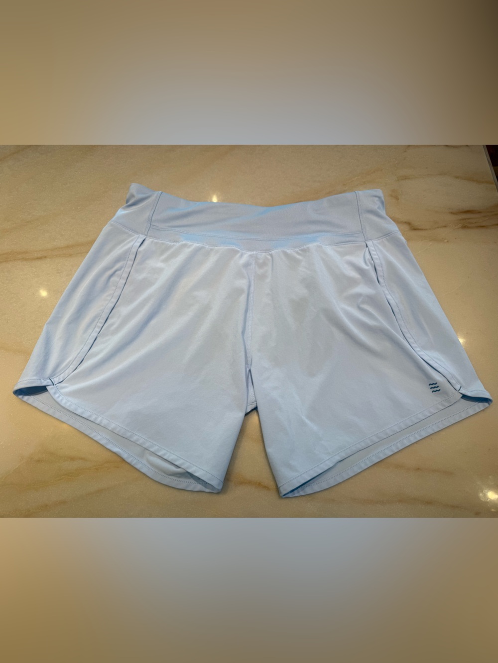 Free Fly Apparel Light Blue Athletic Shorts